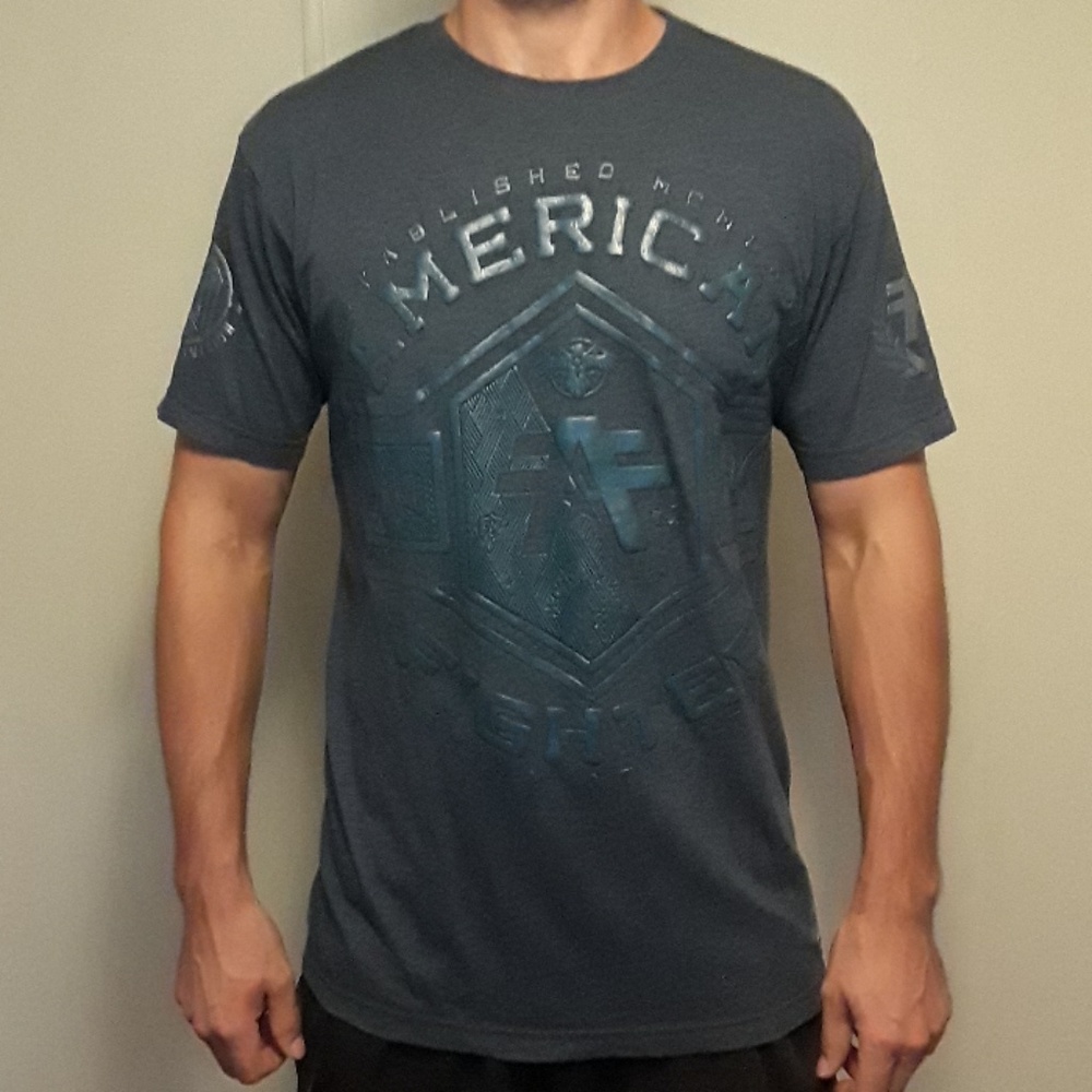 American fighter men's L tshirt